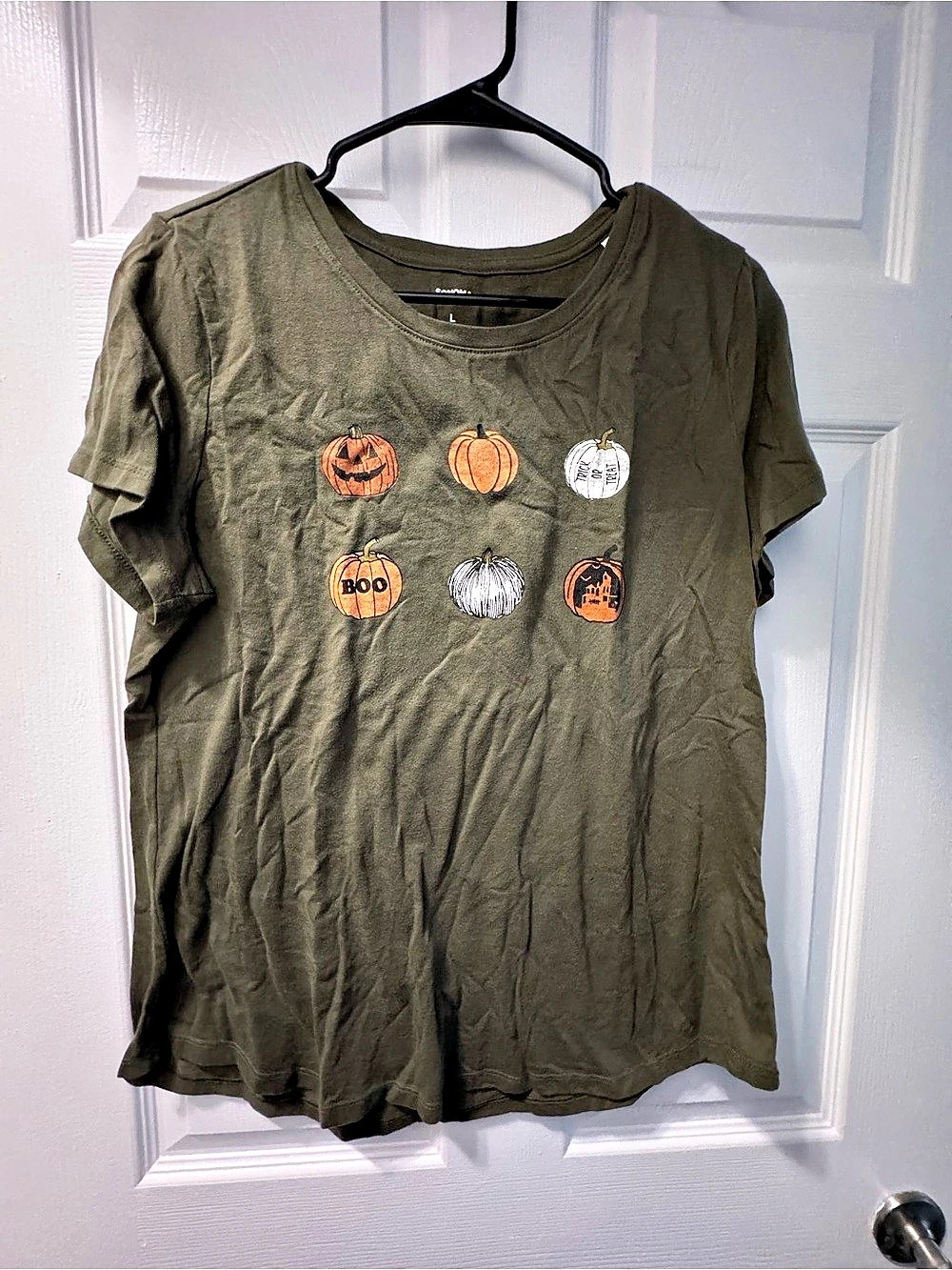 Sonoma Pumpkin Graphic Short Sleeve Tee Size Large